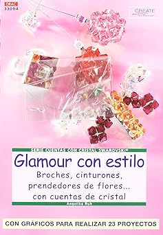 Glamour con estilo broches, cinturones, prended ores de flores... Con cuentas de cristal
