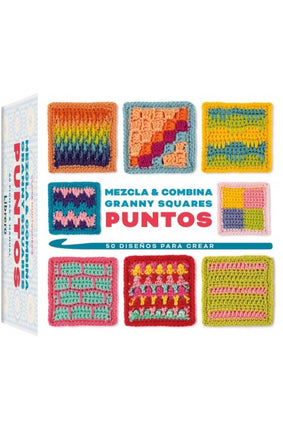MEZCLA/COMBINA GRANNY SQUARES: PUNTOS