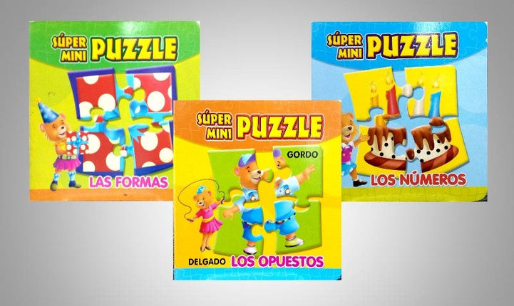 Supermini puzzle (4/títulos)
