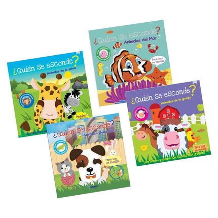 Colección quién se esconde (4/títulos)