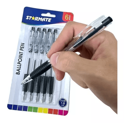 Bolígrafo. (Negro) caja X unidad