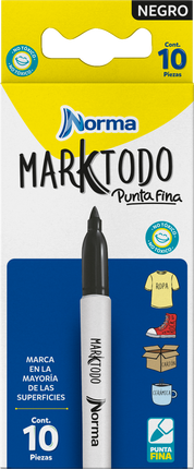 Marcador. Escolar permanente punta fina un