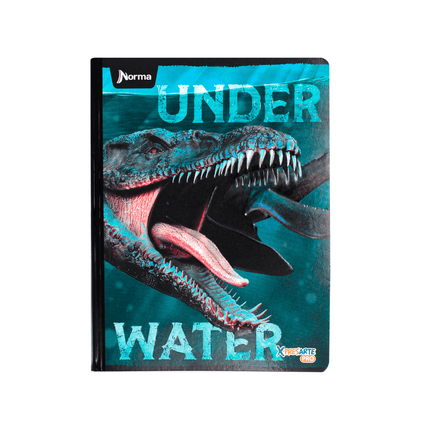 Libreta. Cosida 100h med linea dinosaurios