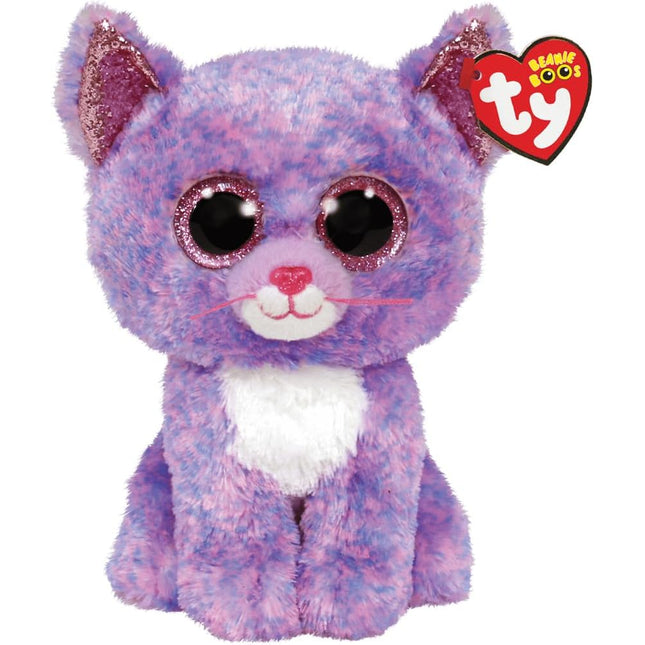 Ty. Beanie Booos Cassidy Gato lavanda reg.