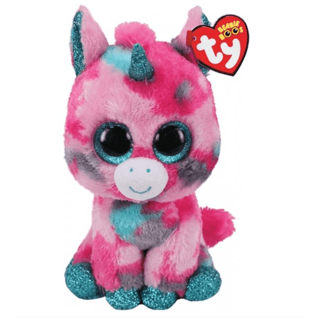 Ty. Beanie Boos Bombay unicornio agua rosa reg.