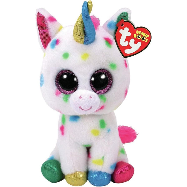 Ty. Beanie Boos Harminie unicornio manchas peq.