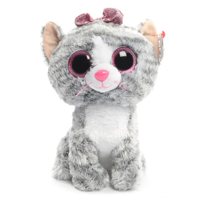 Ty. Beanie Boos kiki gato gris med.