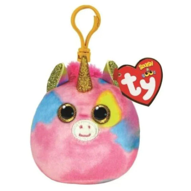 Ty. Squish-A-Boos fantasia unicornio clip