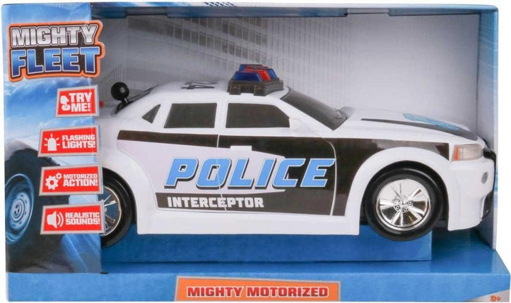 Carro de policía 16"" con luces y sonido