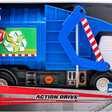 Camión recolector 16"" con luces y sonido