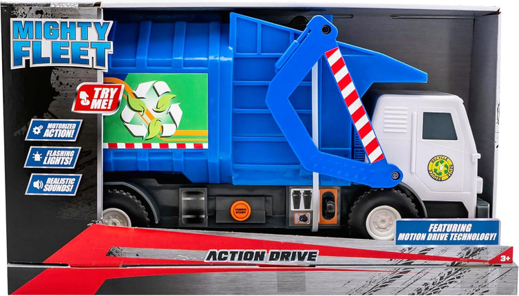 Camión recolector 16"" con luces y sonido