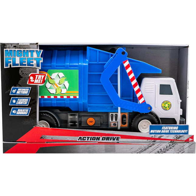 Camión recolector 16"" con luces y sonido