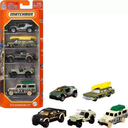 Matchbox. Giftset 5 Car 1:64