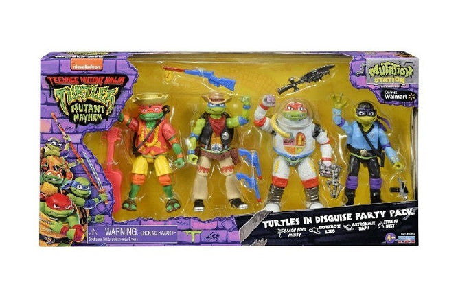 Tortugas ninjas. Fiesta de disfraz 4 fig.