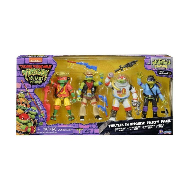 Tortugas ninjas. Fiesta de disfraz 4 fig.