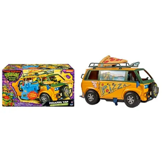 Tortugas ninjas. Van pizzas