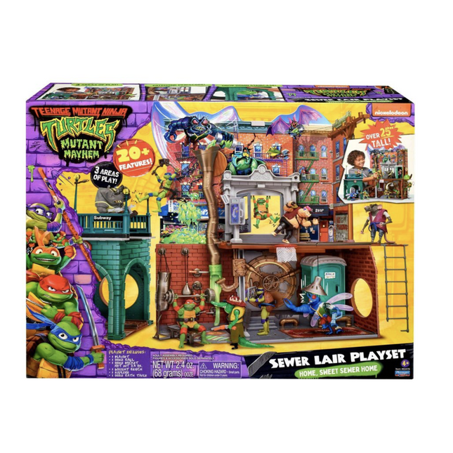 Tortugas ninjas. Set de juego alcantarilla