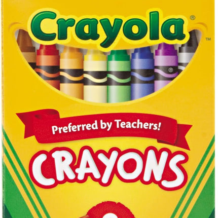 CRAYOLA. CREYONES DE CERA  (8COLORES)