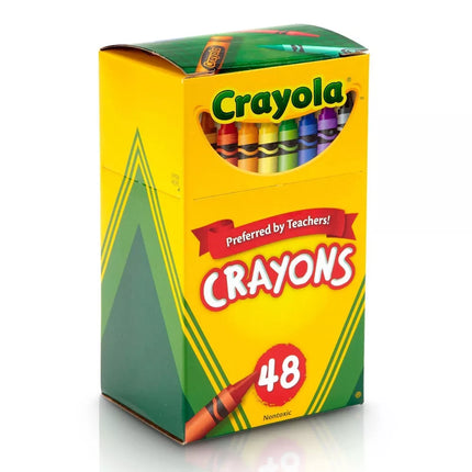 CRAYOLA. CREYONES DE CERA  (48COLORES)