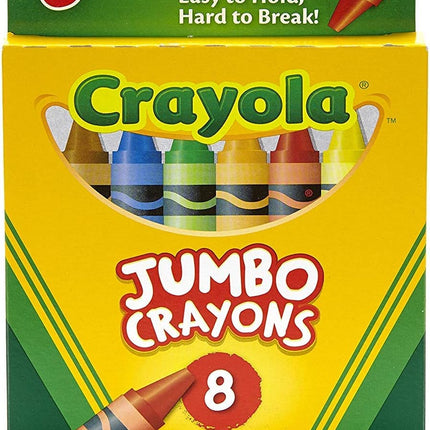 CRAYOLA. CREYONES DE CERA. JUMBO CRAYONS (8P)