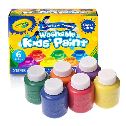 CRAYOLA. WASHABLE PROJECT PAINT (6COLORES)