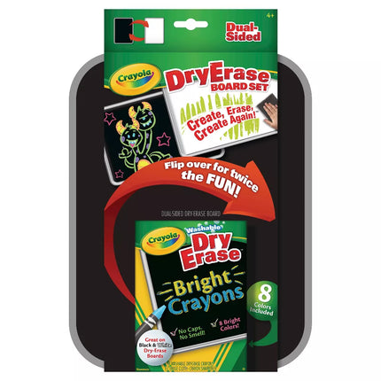 CRAYOLA. DRY ERASE BOARD SET. DUAL SIDED