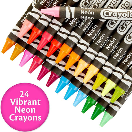 CRAYONS. NEON (24PZAS)