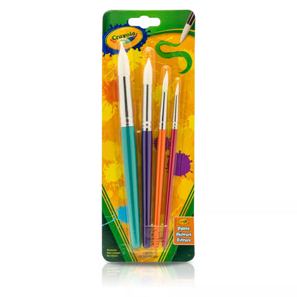 CRAYOLA. PINCELES ROUND BRUSH (4PZAS)