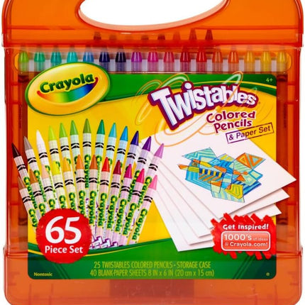 TWISTABLES COLORED PENCILS & PAPER SET