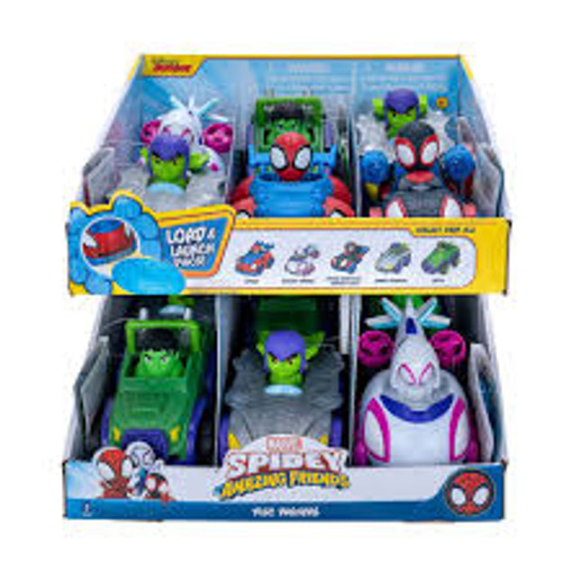 SPIDEY VEHICULO. LANZADOR DISCOS