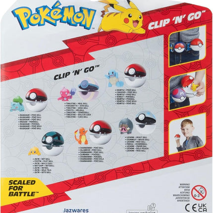 Pokémon. Clip 'N' Go Joltik + Malla Bola