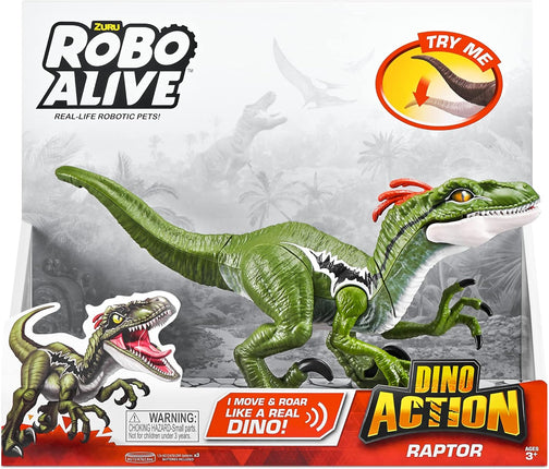 Robo aljibe. Dino action raptor