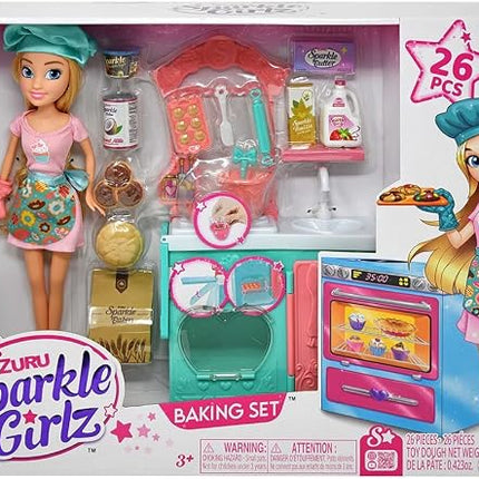 SPARKLE GIRLZ. SET DE REPOSTERIA+MUÑECA