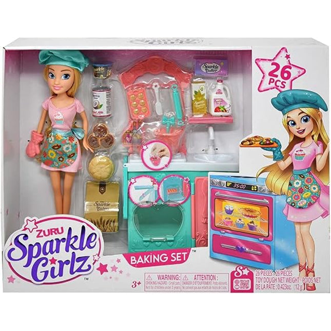 SPARKLE GIRLZ. SET DE REPOSTERIA+MUÑECA