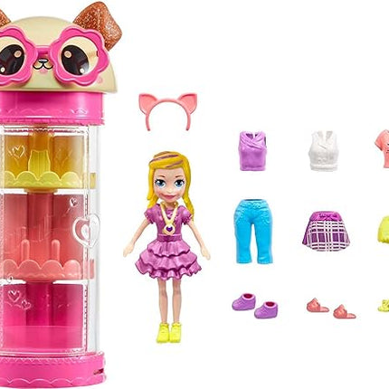 POLLY POCKET. TUBO DE MODAS GIRATORIO PEERITO