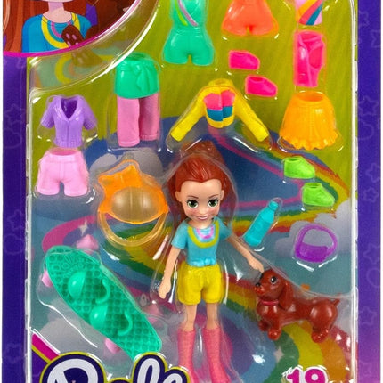 POLLY POCKET. PAQUETE DE MODAS MED 19 PZAS