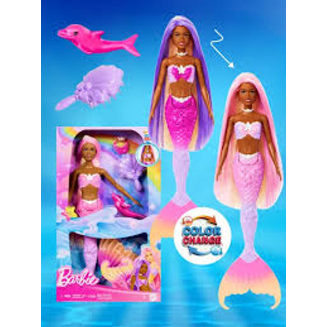 Barbie. Sirena Brooklyn colores mágicos