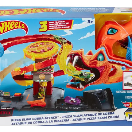 HOT WHEELS. CITY PIZZA SLAM COBRA ATTACK