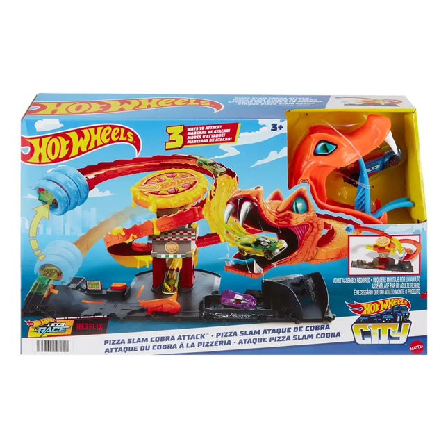 HOT WHEELS. CITY PIZZA SLAM COBRA ATTACK