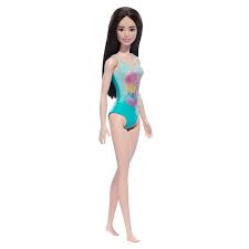 Barbie. Cabello negro traje/baño turquesa
