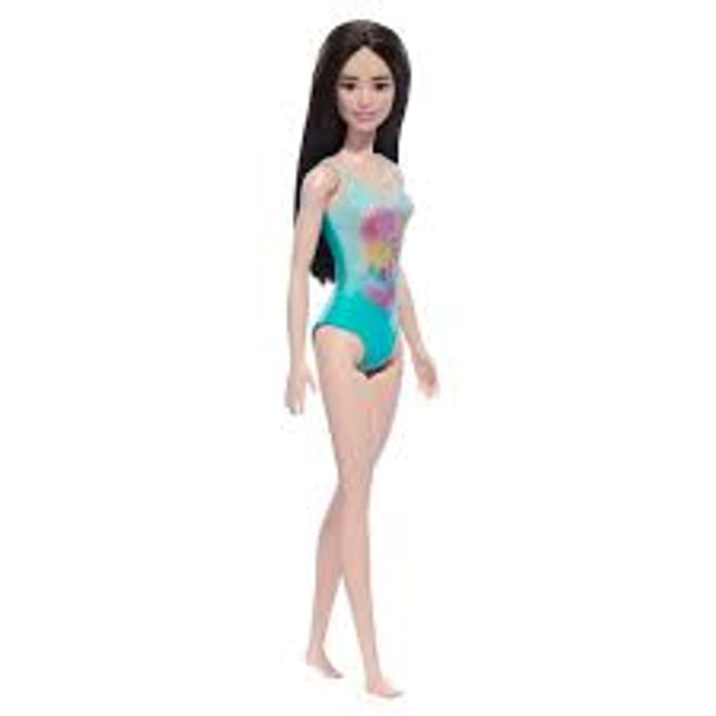 Barbie. Cabello negro traje/baño turquesa