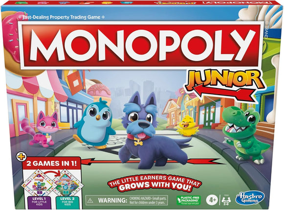 Juego de mesa. Monopolio junior 2 en 1