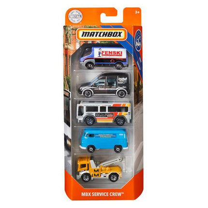 MATCHBOX. GIFTSET 5 CAR 1:64