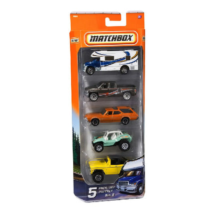 MATCHBOX. GIFTSET 5 CAR 1:64