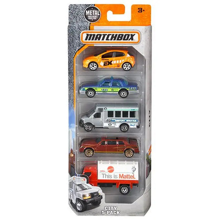 MATCHBOX. GIFTSET 5 CAR 1:64