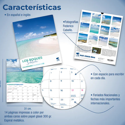 CALENDARIO (2025). LOS ROQUES SUBLIME