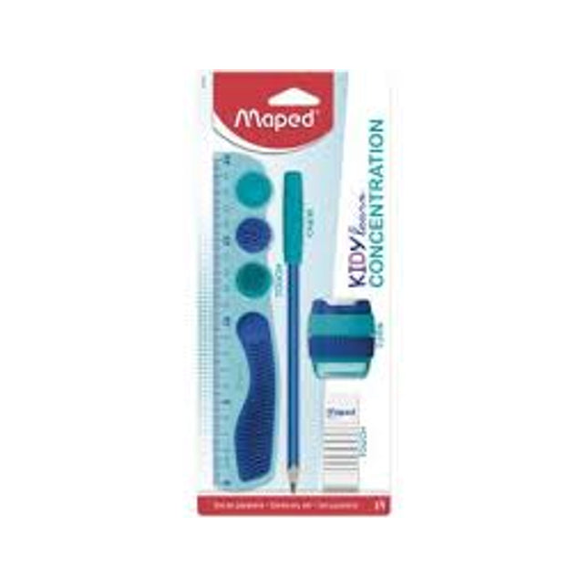 SET. LAPIZ/REGLA/SACAPUNTAS LINEA CONCENTRACI ON