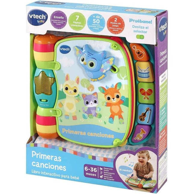 PRIMERAS CANCIONES LIBRO INTERACTIVO P/BEBE