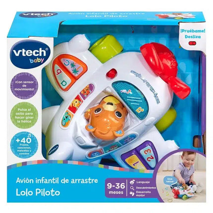 AVION INFANTIL DE ARRASTRE LOLO PILOTO