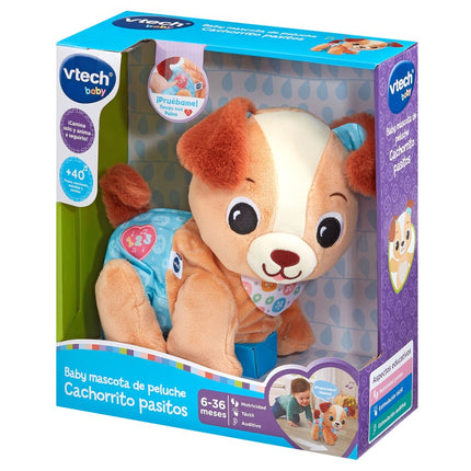 BABY MASCOTA DE PELUCHE CACHORRITO PASITOS